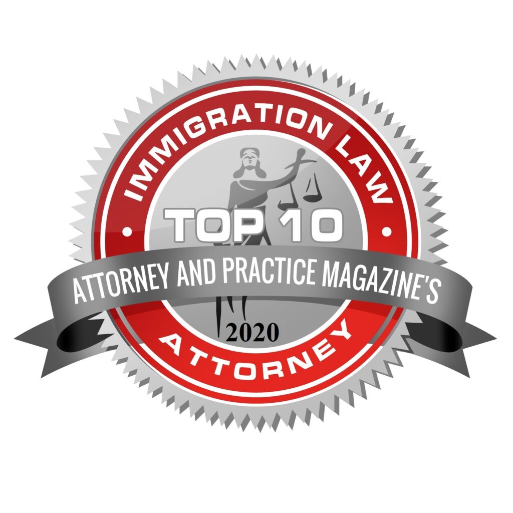Attorney and Practice Magazine's Top 10 Immigration Law Attorney